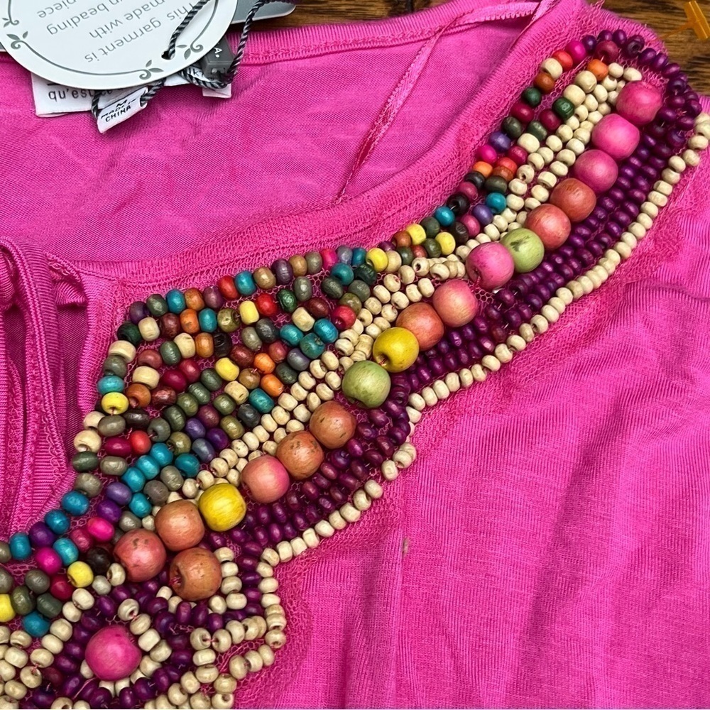 Joseph A Beaded Batwing Blouse Nwt — image 5 of 8